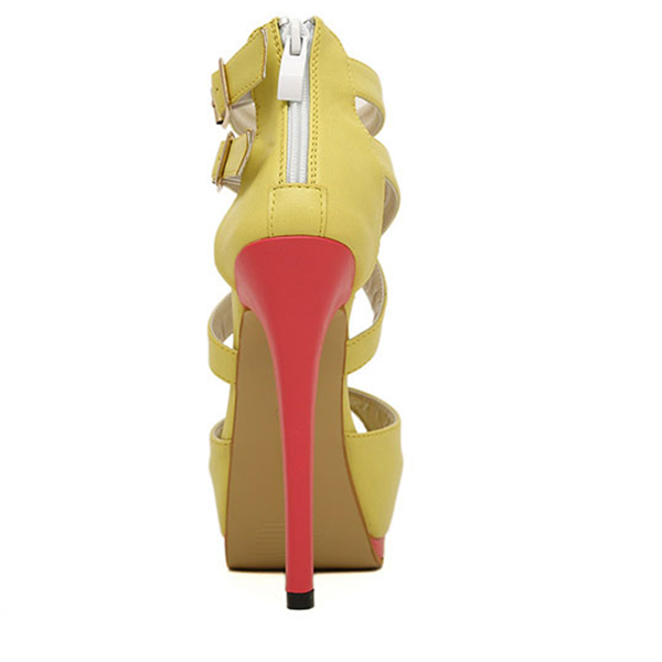 Fish Mouth Thin High Heel Lady Sandals on Luulla